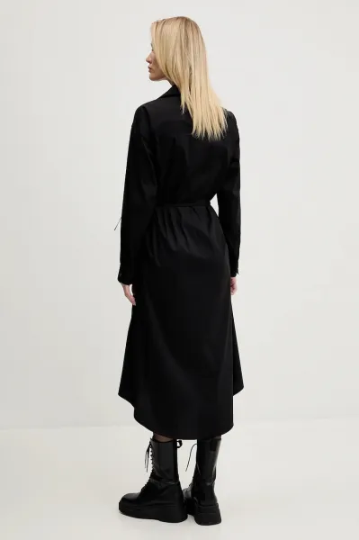 Šaty Diesel D-Elphi-Long Dress Black