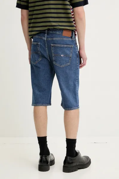 Rifľové krátke nohavice Tommy Jeans