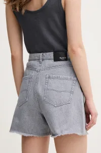 Rifľové krátke nohavice Pepe Jeans A-LINE SHORT UHW RACHEL