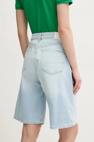 Rifľové krátke nohavice Pepe Jeans BERMUDA SHORT UHW BREEZE
