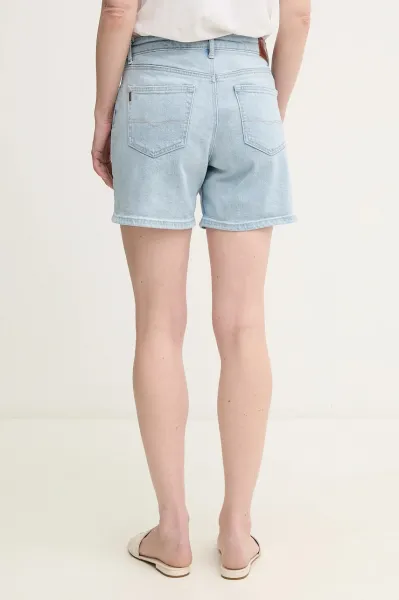 Rifľové krátke nohavice Pepe Jeans FITTED SHORT HW MARY
