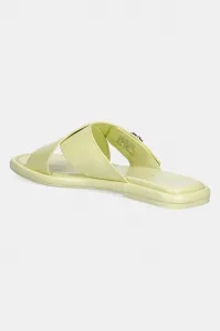 Kožené šľapky Tory Burch T Lock Cross Band Slide