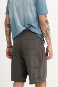 Šortky ZADIG&VOLTAIRE pánske, hnedá farba, WMBS01064