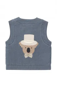 Detská ľanová vesta Donsje Larsel Linen Gilet Groom