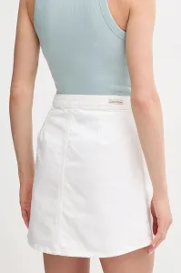 Rifľová sukňa Calvin Klein Jeans