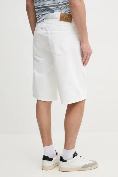Rifľové krátke nohavice Calvin Klein Jeans