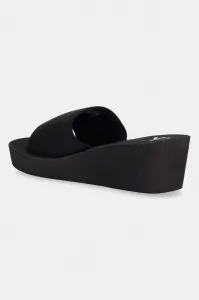 Šlapky Calvin Klein Jeans BEACH WEDGE SLIDE CANVAS