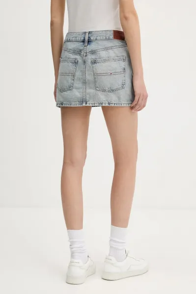 Rifľová sukňa Tommy Jeans
