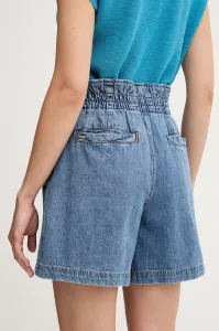 Rifľové krátke nohavice Pepe Jeans A-LINE SHORT UHW CINCH