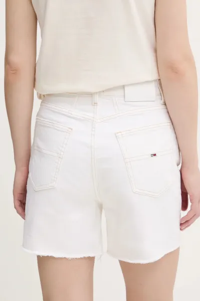 Rifľové krátke nohavice Tommy Jeans
