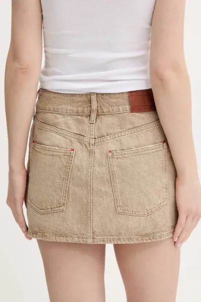 Rifľová sukňa Tommy Jeans