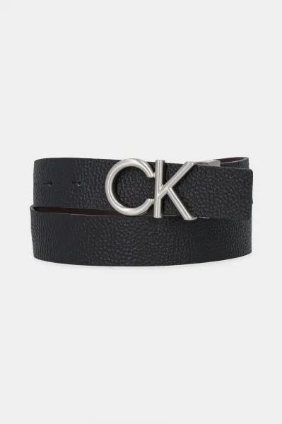 Obojstranný kožený opasok Calvin Klein