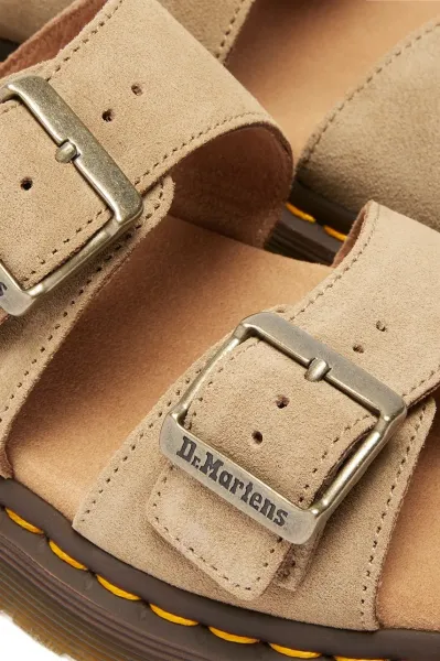 Semišové šľapky Dr. Martens Josef
