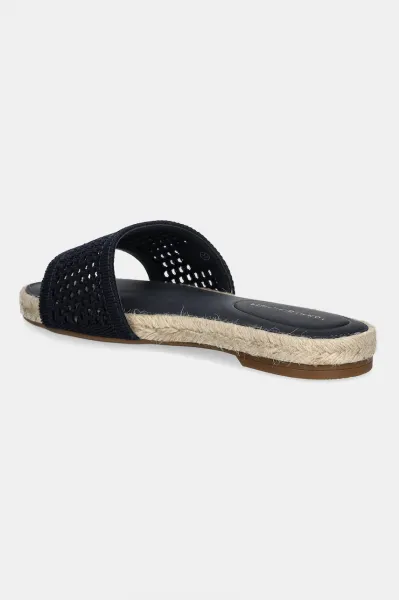 Šľapky Tommy Hilfiger KNIT MESH ESPADRILLE FLAT SANDAL