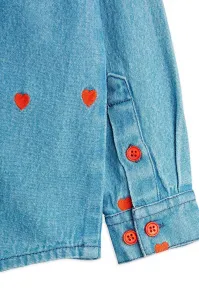 Detská bavlnená košeľa Mini Rodini Mini hearts