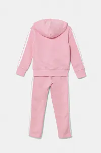Detská tepláková súprava adidas fialová farba, JI6206