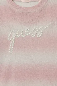 Detský sveter s prímesou vlny Guess