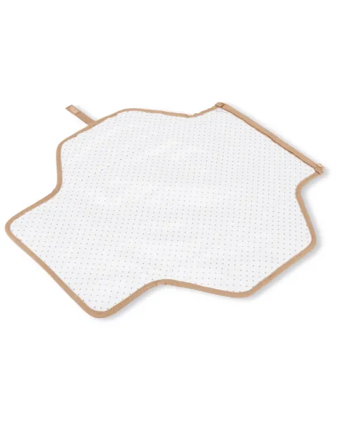 SKIPHOP Skip Hop prebaľovacia cestovná podložka Pronto 2v1 Beige swirl dot