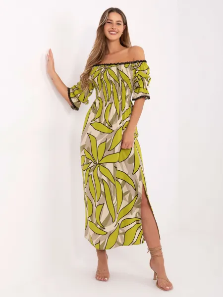 Dress-LK-SK-510095.89-khaki