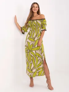 Dress-LK-SK-510095.89-khaki