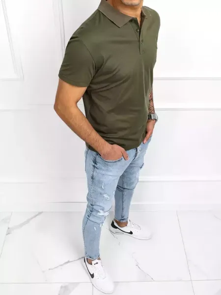 Pánske polo tričko zelené Dstreet