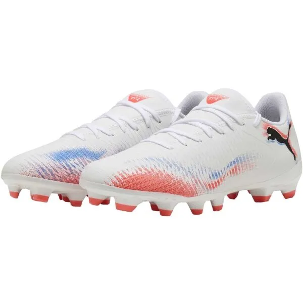 Puma FUTURE 8 PLAY FG/AG Pánske kopačky, biela, veľkosť 41