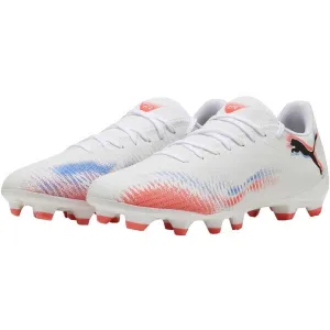 Puma FUTURE 8 PLAY FG/AG Pánske kopačky, biela, veľkosť 41