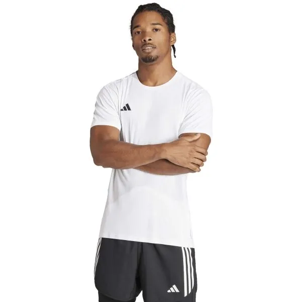 adidas ADIZERO TEE Pánske športové tričko, biela, veľkosť