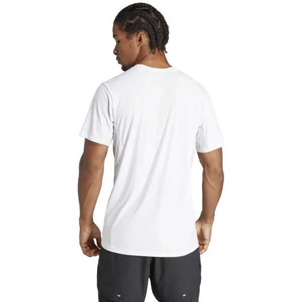 adidas ADIZERO TEE Pánske športové tričko, biela, veľkosť