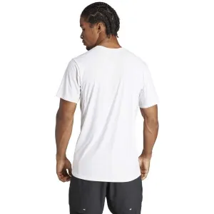 adidas ADIZERO TEE Pánske športové tričko, biela, veľkosť