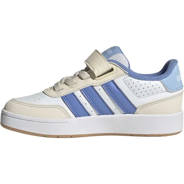 adidas BREAKBASE J Detská voľnočasová obuv, biela, veľkosť