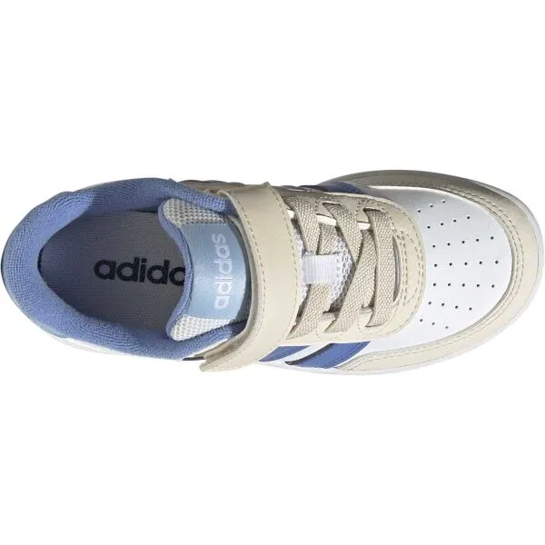 adidas BREAKBASE J Detská voľnočasová obuv, biela, veľkosť