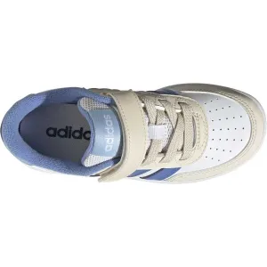 adidas BREAKBASE J Detská voľnočasová obuv, biela, veľkosť