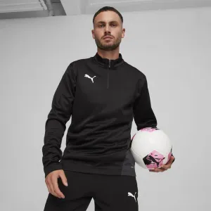 Puma TEAMGOAL TRAINING 1/4 ZIP TOP Pánske tričko, čierna, veľkosť