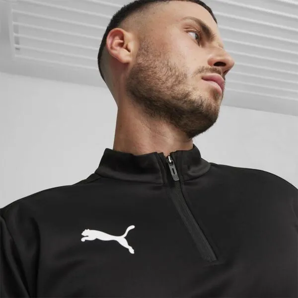 Puma TEAMGOAL TRAINING 1/4 ZIP TOP Pánske tričko, čierna, veľkosť