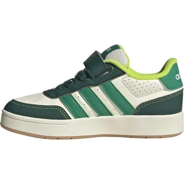 adidas BREAKBASE J Detská voľnočasová obuv, biela, veľkosť