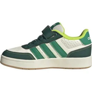 adidas BREAKBASE J Detská voľnočasová obuv, biela, veľkosť