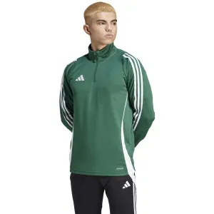 adidas TIRO24 TRAINING TOP Pánska mikina, tmavo zelená, veľkosť