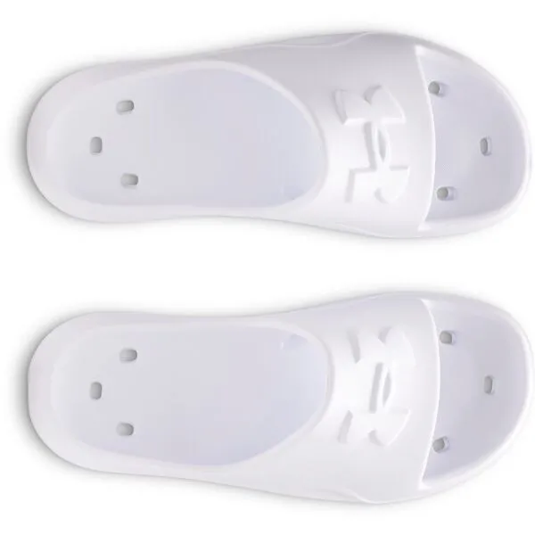 Under Armour M LOCKER V Pánske šľapky, biela, veľkosť 44