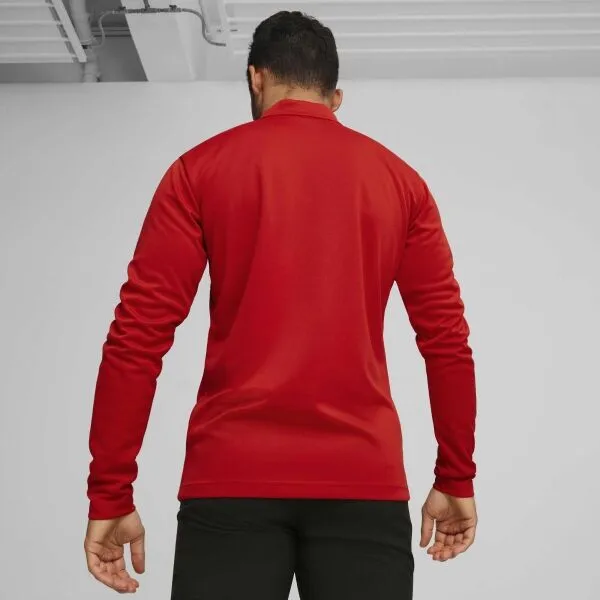 Puma TEAMGOAL TRAINING 1/4 ZIP TOP Pánske tričko, červená, veľkosť