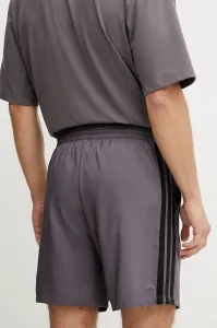 adidas ESSENTIALS 3-STRIPES CHELSEA Pánske kaťasy, tmavo sivá, veľkosť