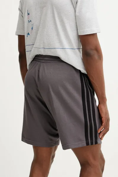 adidas ESSENTIALS 3-STRIPES SHORTS Pánske kaťasy, tmavo sivá, veľkosť