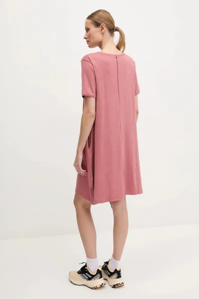 Jack Wolfskin TRAVEL DRESS Dámske cestovné šaty, červená, veľkosť