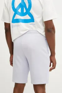 Puma ESSENTIALS+ LOGO LAB GRAPHIC SHORTS 10 Pánske teplákové kraťasy, svetlomodrá, veľkosť