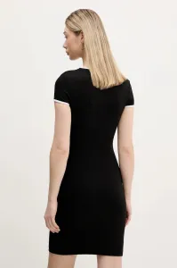 Šaty Karl Lagerfeld Jeans čierna farba, mini, priliehavá, A2W13051