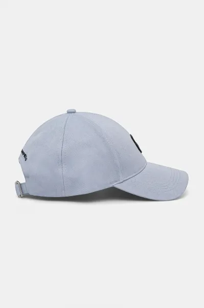 Šiltovka Karl Lagerfeld Ikon Patch Cap Kentucky Blue