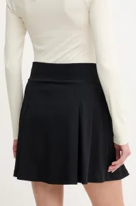 Športová sukňa Peak Performance čierna farba, mini, áčkový strih, G80206