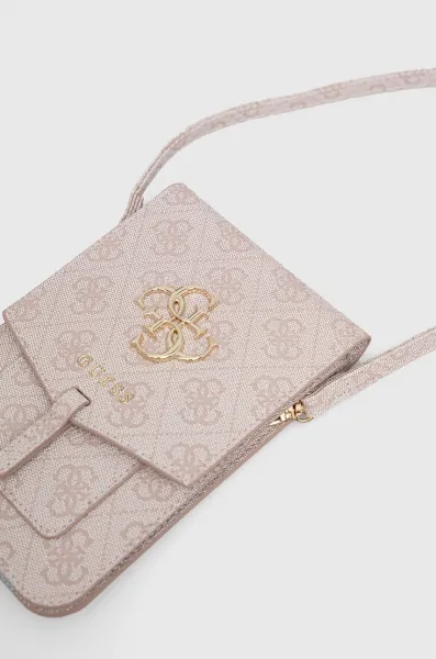 GUESS 4G BAG Univerzálne puzdro na mobil s remienkom ružové