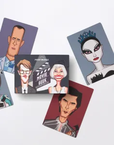 PrintWorks Trivia game, Movie geek Dark Grey Multi