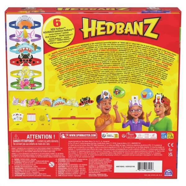 Spoločenská logická hra Hedbanz 2025 od Spin Master Games